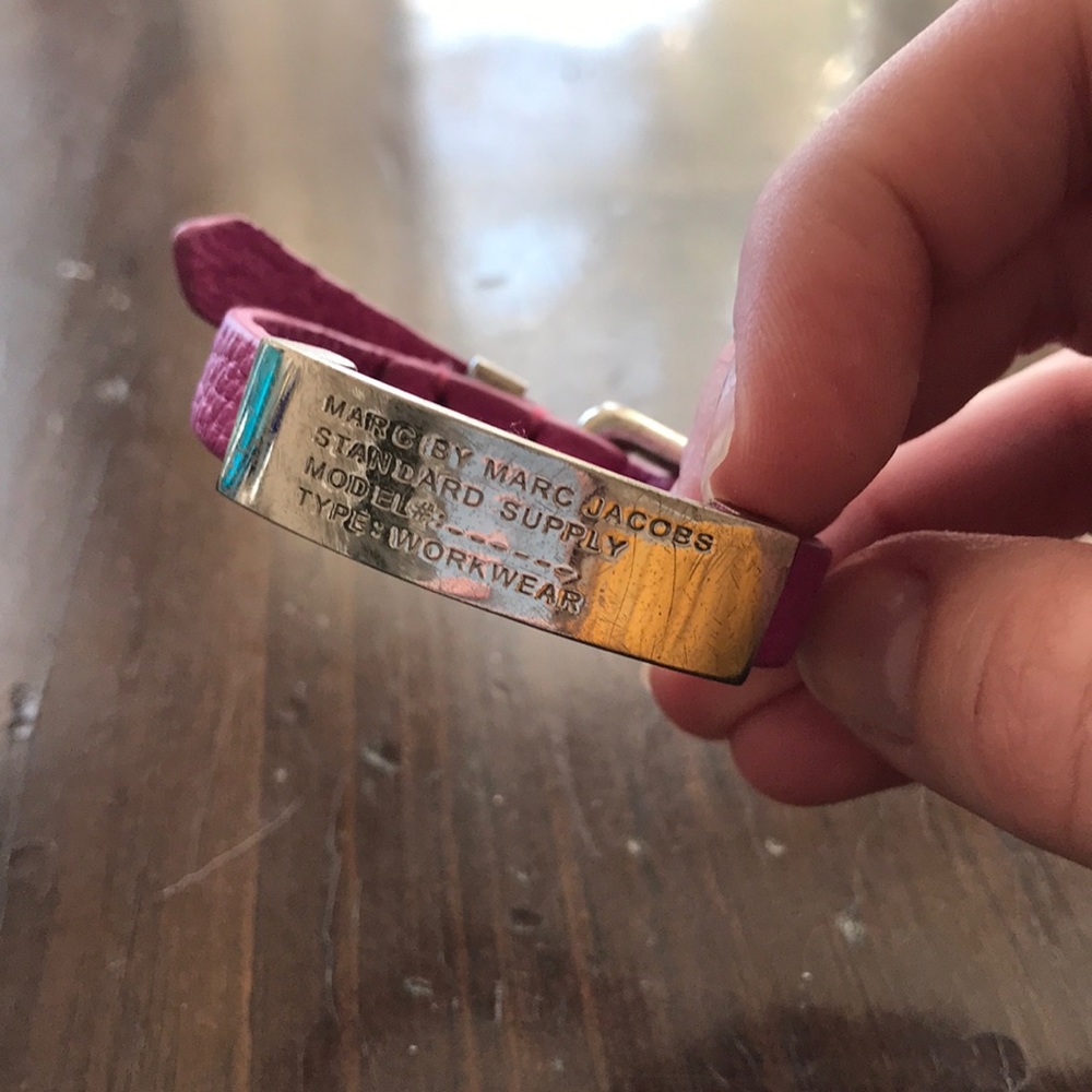 Marc Jacobs leather bracelet